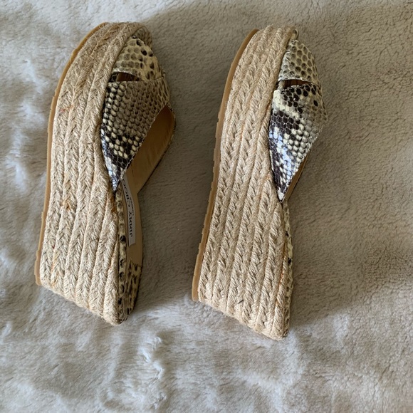 Jimmy Choo Wedged Sandal - Snakeskin - Picture 2 of 4